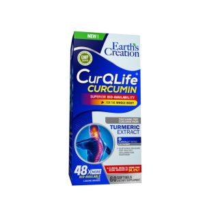 EARTH'S CREATION CURQLIFE with CURCUMIN - 60 SOFTGELS