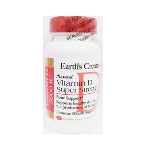 Earth's Creation Vitamin D 5000IU - 100 Softgels
