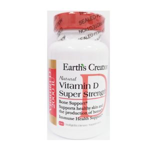 Earth's Creation Vitamin D 2000IU - 100 Softgels