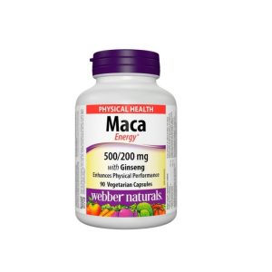 Webber Naturals Maca with Ginseng 500/200mg