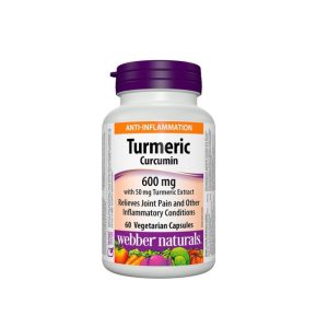 Webber Naturals Turmeric Curcumin 600mg