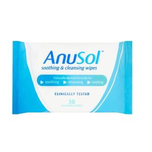 Anusol Soothing and Cleansing Wipes 30 Flushable Wipes