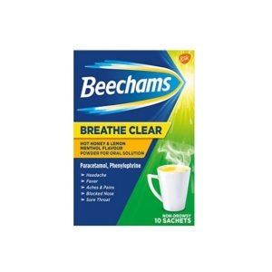 Beechams Breathe Clear Hot Honey Lemon Menthol