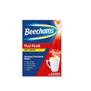 Beechams Flu Plus Hot Lemon Sachets