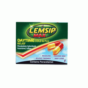 LEMSIP MAX Daytime Cold and Flu Relief