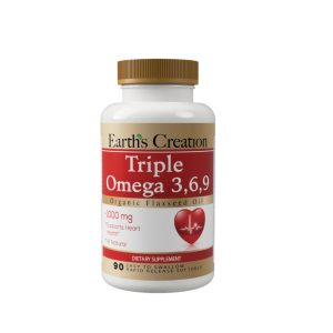 Earth's Creation Triple Omega 3,6,9