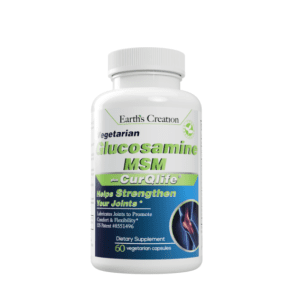 VEGETARIAN GLUCOSAMINE MSM + CURQLIFE - 60 CAPSULES