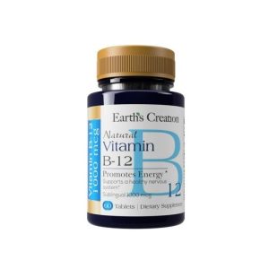 Earth's Creation Vitamin B12 1000mcg Sublingual
