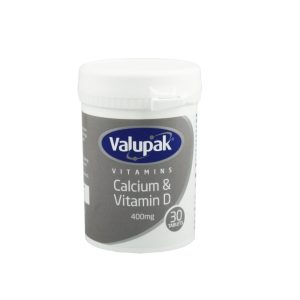 Valupak Calcium with Vitamin D 400mg