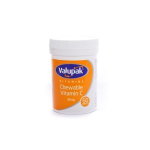 Valupak Chewable Vitamin C 80mg
