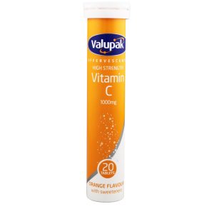 VALUPAK EFFERVESCENT VITAMIN C 1000MG - 20 TABLETS
