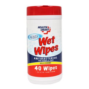 Health Smart Antibacterial Wet Wipes- 30pk/40pk/Travel pack