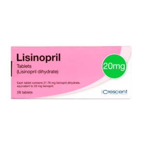 Lisinopril 20mg- 28's