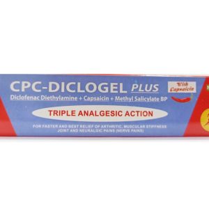 CPC Diclo Gel Plus 1.16% with Capsaicin - Triple Analgesic Action 50gm