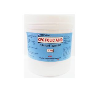 CPC Folic Acid 5mg 1,000 Tablets