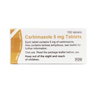 Carbimazole 5mg Tabs 100's