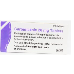 Carbimazole 20mg Tabs 100's