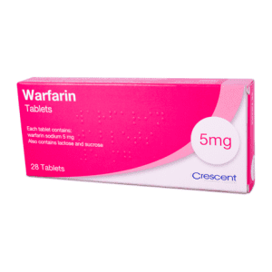 Warfarin Tabs 5mg- 28's