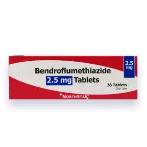 Bendroflumethiazide Tabs 2.5mg-  28's