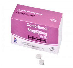 Co-Codamol Tabs 8/500mg- 100 Tabs