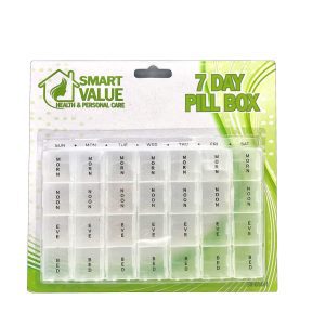 Smart Value 7 Day Pill Box