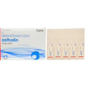 Salbutamol (Asthalin) Nebules 2.5mg- 40 Nebs