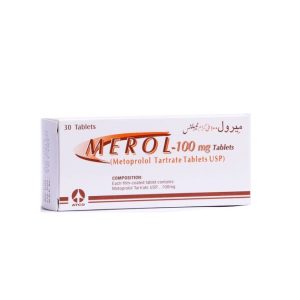 Metoprolol 100mg- 30's
