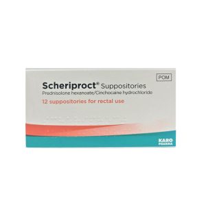 Scheriproct Suppository- 12 suppositories