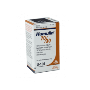 Humulin 70/30 Insulin- 10ml