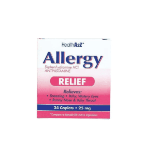 HEALTH A2Z ALLERGY RELIEF 25MG -24 CAPLETS