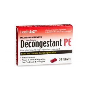 HEALTH A2Z DECONGESTANT PE - 24 TABLETS