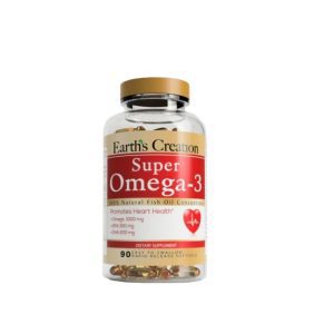 Earth's Creation Super Omega 3 1000mg with EPA 300mg and DHA 200mg