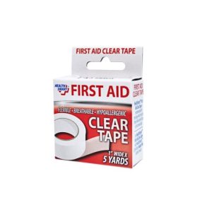 Health Smart First Aid Clear Adhesive Tape 1x5 yards