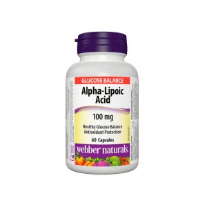 Webber Naturals Alpha Lipoic Acid 100mg