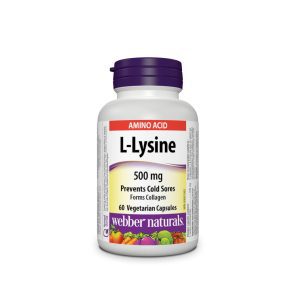 Webber Naturals L-Lysine 500mg