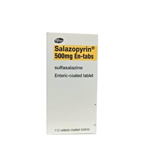Salazopyrin (Sulfasalazine) Tablets 500mg Enteric Coated- 112's