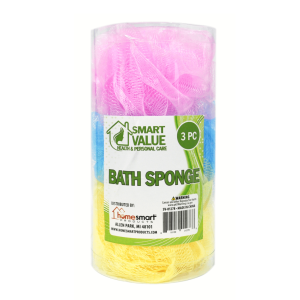 Smart Value Bath Sponge- 3 pack