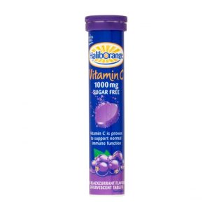 HALIBORANGE Effervescent Vitamin C Sugar Free Blackcurrant