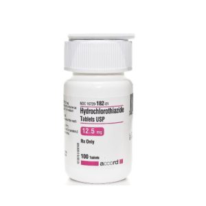 Hydrochlorothiazide 12.5mg Tabs- 100's