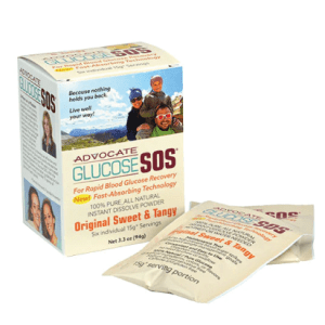ADVOCATE Glucose SOS Rapid Recovery, Original Sweet & Tangy- 6 pack