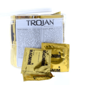 TROJAN MAGNUM BLACK CONDOMS- 48CT