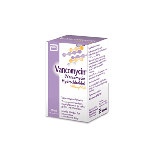 VANCOMYCIN 500MG INJECTIONS- 1'S