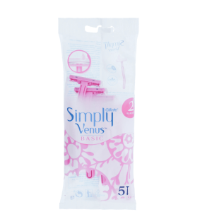 Gillette Simply Venus 2 Blade Razor- 5 pack