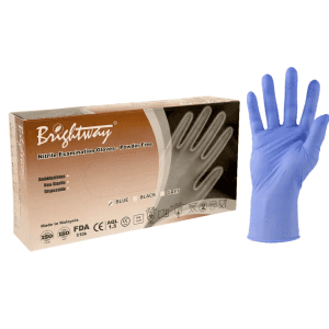 BRIGHTWAY NITRILE GLOVES (X-LARGE) - 90'S