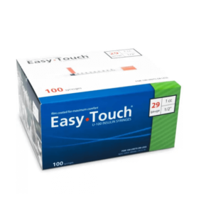 EASY TOUCH INSULIN SYRINGES 29G 1CC X 1/2" - 100'S