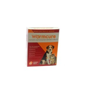 WORMCURE (IVERMECTIN 2MG+ PRAZIQUANTEL 50MG) CHEWABLE TABS - 4'S