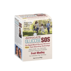 ADVOCATE Glucose SOS Rapid Recovery, Fruit Medley – 6 pack