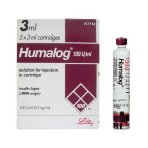 HUMALOG CARTRIDGES - 5's
