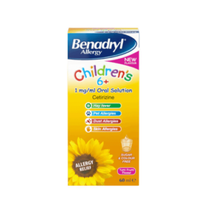 BENADRYL Allergy Oral Solutions Children 6+ - 60ml