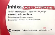 ENOXAPARIN PFS 80MG - 10'S